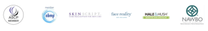 ASCP, ABMP, Skin Script, Face Reality, Hale & Hush and NAWBO
