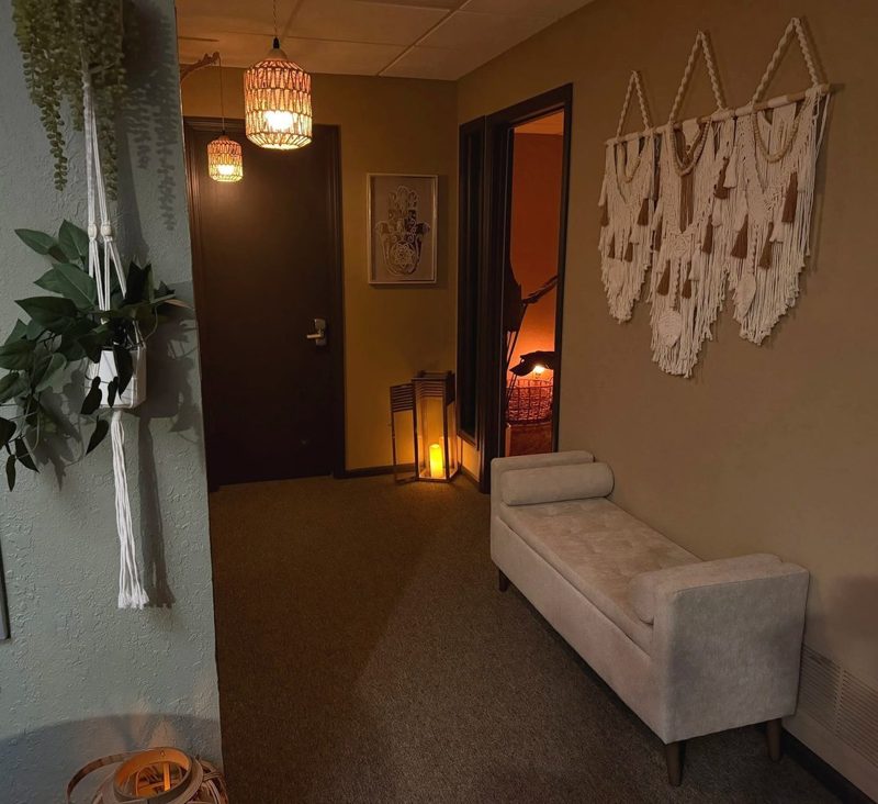 The lobby at Massage Studio of Kansas City